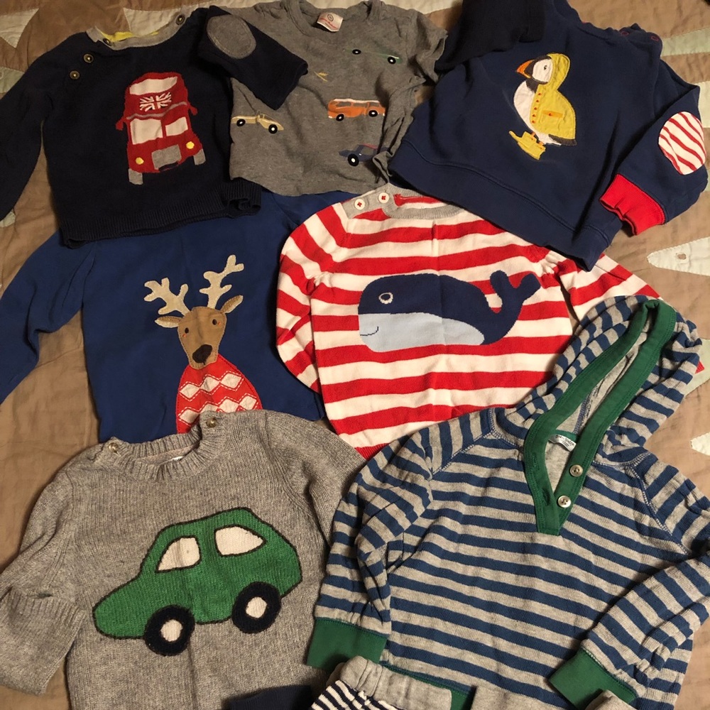 9 piece Mini Boden Boys play lot
